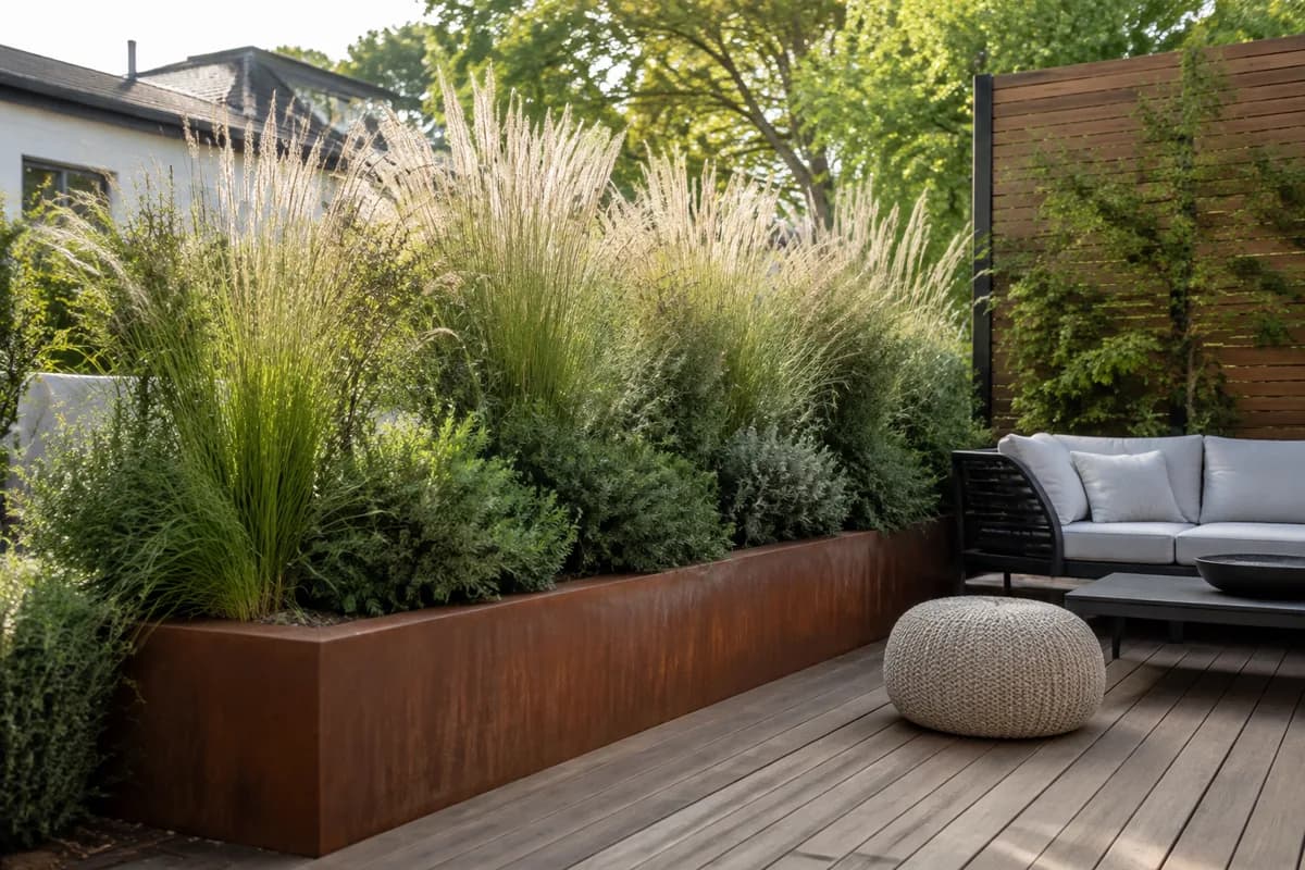 Build a raised planter screen