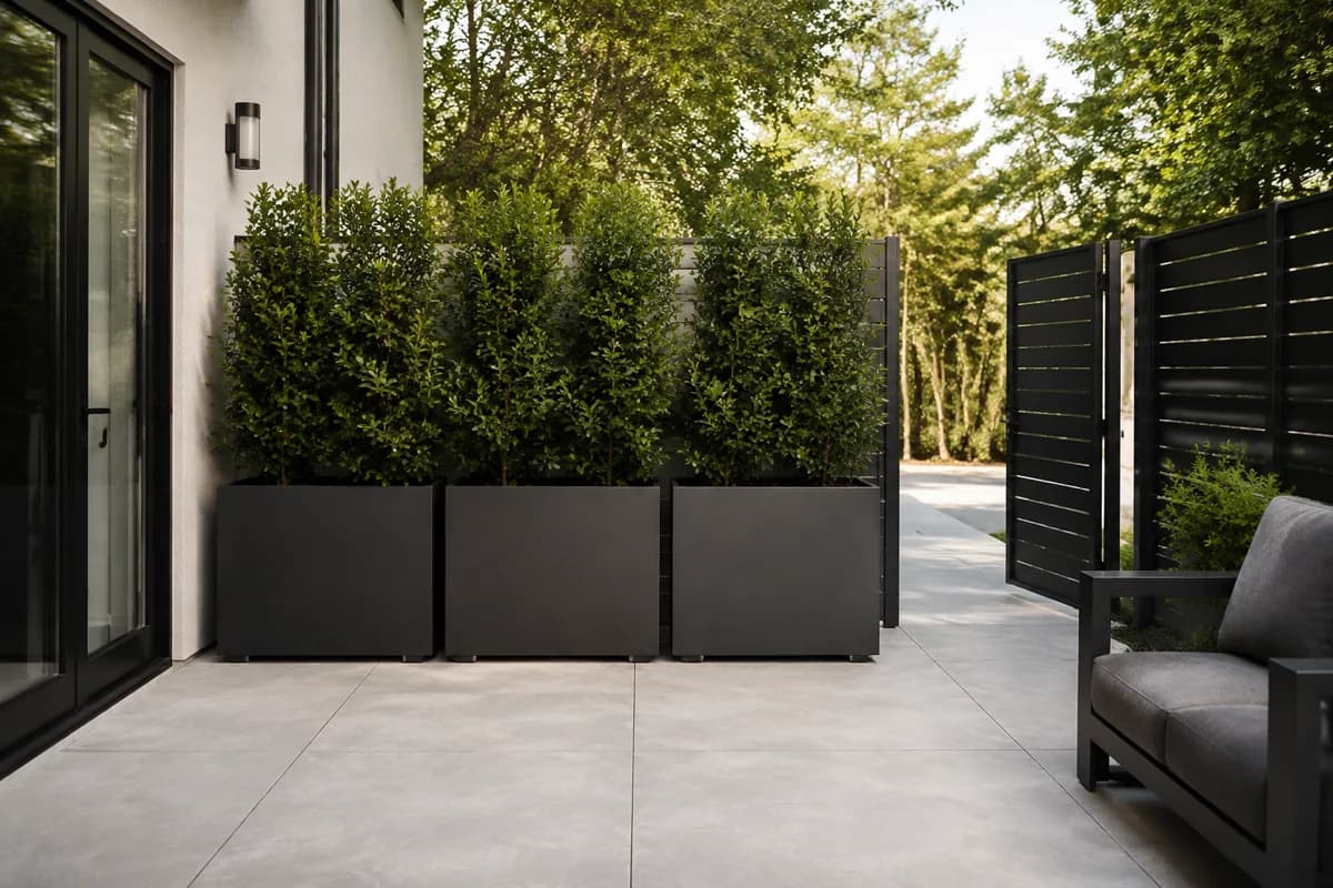 Use movable tall containers