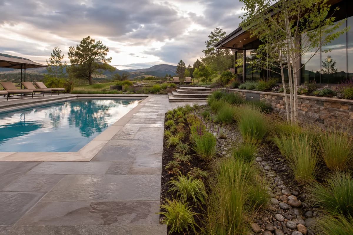 Send runoff away from the water and house