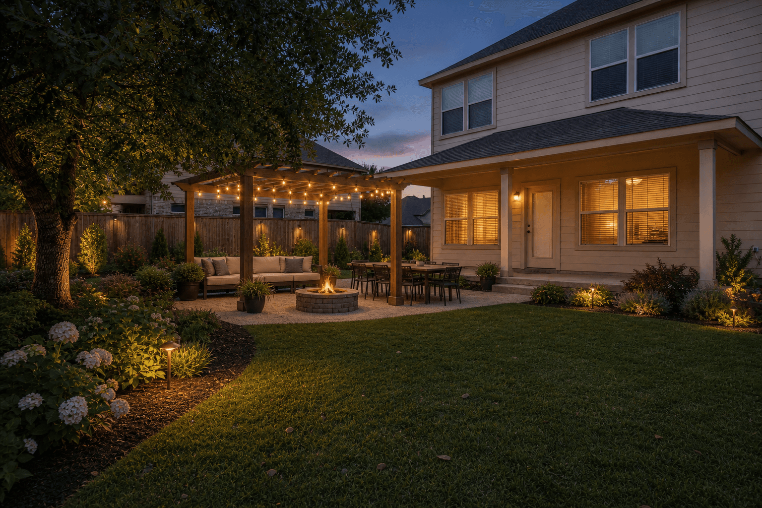 An enhanced evening garden concept ready to save