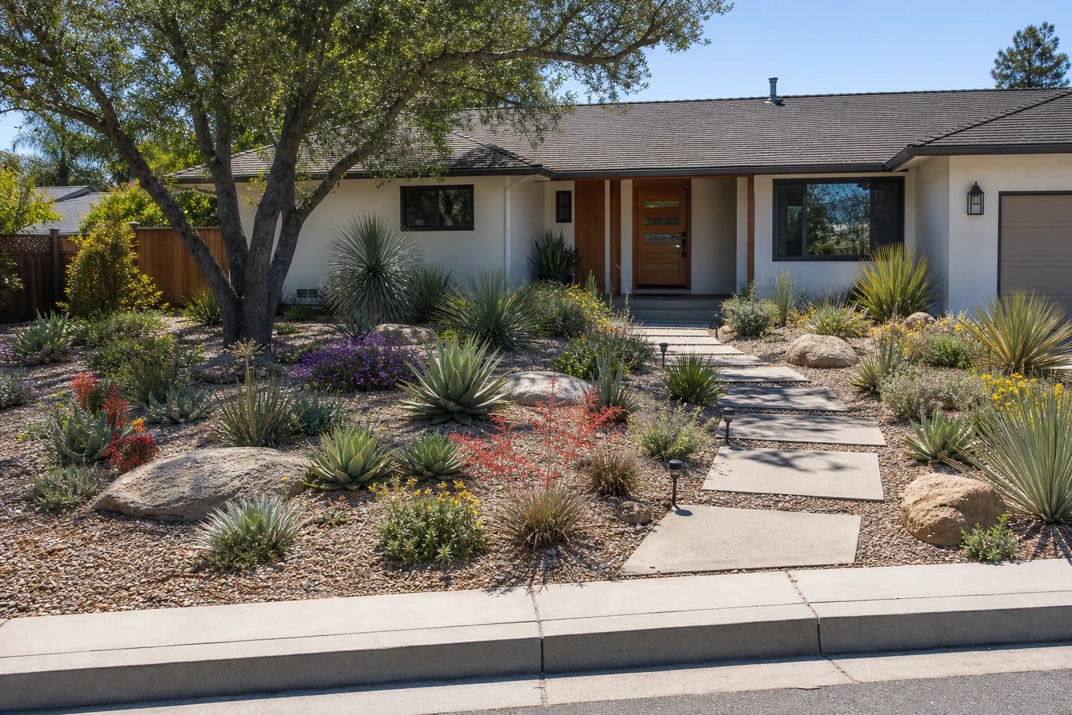 Low Water Desert Front Yard